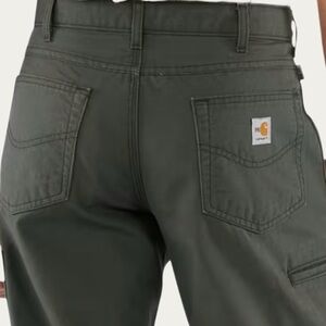 NWT Carhartt Men's Loose Fit Green (Moss) Jeans 32 x 36